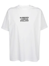 BURBERRY BURBERRY LOGO EMBROIDERED T