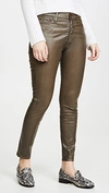 AG The Farrah Vintage Leatherrette Skinny Ankle Jeans