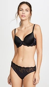 Wacoal All Dressed Up Contour Underwire T-shirt Bra In Black/graphite