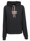 BURBERRY BURBERRY LOGO EMBROIDERED HOODIE