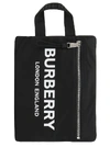 BURBERRY Burberry Zipped Logo Handle Pouch