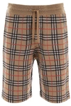 BURBERRY BURBERRY DRAWSTRING CHECK SHORTS