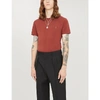 Allsaints Tonic Crewneck Cotton-jersey T-shirt In Vista Red