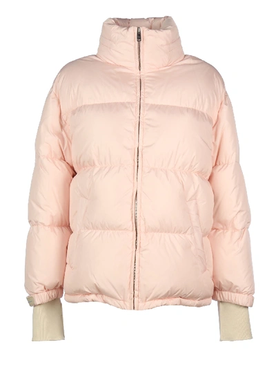 Prada Pink Nylon Down Jacket