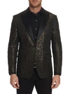 ROBERT GRAHAM MEN'S MR SMITH SPORT COAT IN GOLD SIZE: 54R BY ROBERT GRAHAM