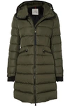 MONCLER Hooded quilted shell down jacket