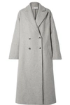 RED VALENTINO OVERSIZED DOUBLE-BREASTED WOOL-BLEND COAT