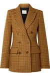 KHAITE DARLA CHECKED WOOL BLAZER