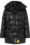 BRUMAL + R13 HOODED QUILTED SHELL DOWN PARKA