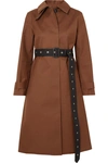 MACKINTOSH ROSLIN BELTED BONDED WOOL AND MOHAIR-BLEND COAT