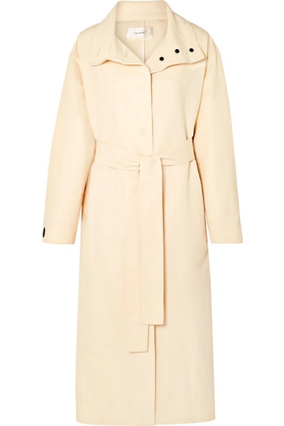 The Row Panae Silk And Cotton-blend Trench Coat In Beige