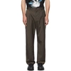 VALENTINO VALENTINO BROWN UNDERCOVER EDITION POCKET TROUSERS