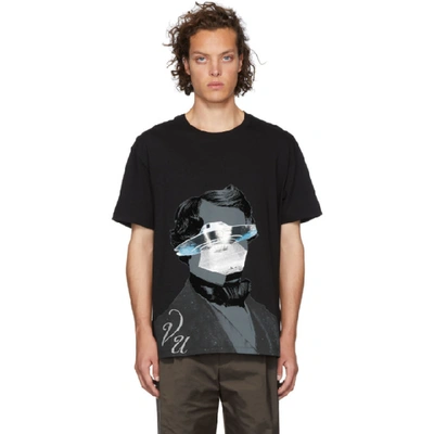 Valentino 黑色 Undercover 联名 V Face Ufo T 恤 In Black