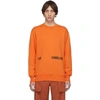 AMBUSH AMBUSH ORANGE LOGO CREWNECK SWEATSHIRT