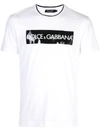 Dolce & Gabbana Dolce And Gabbana White Box Logo T-shirt In White