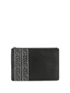 MCQ BY ALEXANDER MCQUEEN Logo Leather Clutch