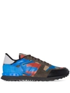 VALENTINO GARAVANI ROCKRUNNER CAMOUFLAGE SNEAKERS