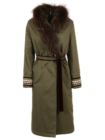 Alessandra Chamonix Roxane Coat In Military Brown