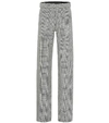 VETEMENTS HIGH-RISE HOUNDSTOOTH WOOL PANTS,P00388787