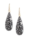 ALEXIS BITTAR Noir Dust Lucite & Crystal Drop Earrings