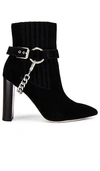 Paige London Suede Ankle Boots In Black Suede