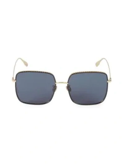 Dior 3fs 59mm Square Sunglasses In Blue