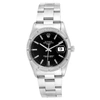 ROLEX DATE BLACK DIAL OYSTER BRACELET STEEL MENS WATCH 15210,44f3239a-da0a-e772-f368-e12edeb8329e