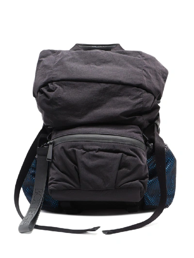 Bottega Veneta Paper Touch Nylon Backpack In Black