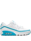 NIKE X UNDEFEATED AIR MAX 90 "WHITE/BLUE FURY" SNEAKERS