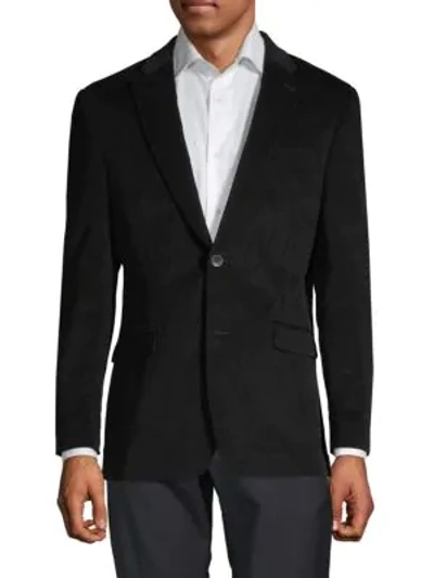 Tommy Hilfiger Classic-fit Two-button Suit Jacket In Black