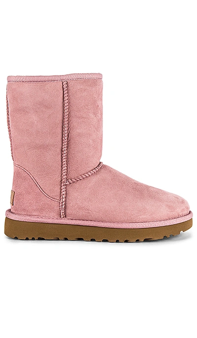 Ugg Classic Short Ii Boot In Pink. In Pink Crystal