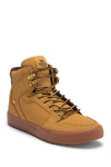 Supra Vaider Suede High-top Sneaker In Amber Gold-light Gum