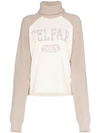 TELFAR TURTLENECK LOGO KNITTED SWEATER