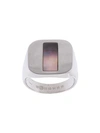 MAISON MARGIELA LOGO ENGRAVED RING