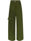 JACQUEMUS HIGH RISE WIDE-LEG JEANS