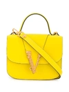 Versace Virtus Shoulder Bag In Yellow
