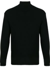 AL DUCA D'AOSTA RIBBED ROLL NECK JUMPER