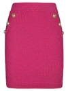 BALMAIN BUTTON DETAIL SKIRT,11082545