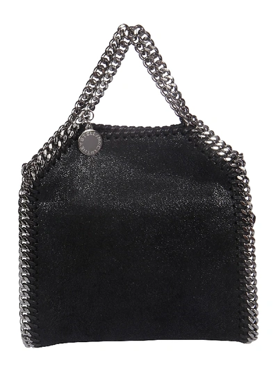 Stella Mccartney Tiny Falabella Shoulder Bag In Black