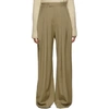 JW ANDERSON JW ANDERSON BEIGE HIGH-WAISTED WOOL TROUSERS