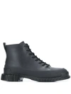 Camper Women's Pix Leather Boots Women's Shoes In Black