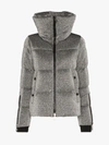 Moncler Bandama Glitter Down Puffer Jacket In Metallic