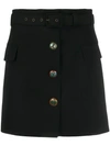 GIVENCHY FITTED BUTTON DETAIL SKIRT