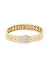 JOHN HARDY 'Modern Chain' diamond 18k gold bracelet