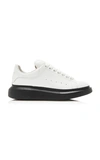 ALEXANDER MCQUEEN TWO-TONE LEATHER SNEAKERS,727302