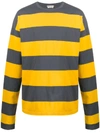 Marni Striped Long-sleeve T-shirt In Y4171 Yellow/grey