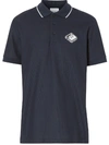 BURBERRY LOGO GRAPHIC PIQUÉ POLO SHIRT