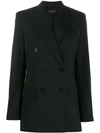 THEORY DOUBLE-BREASTED FITTED JACKET
