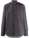 Dell'oglio Geometric Patterned Shirt In Blue