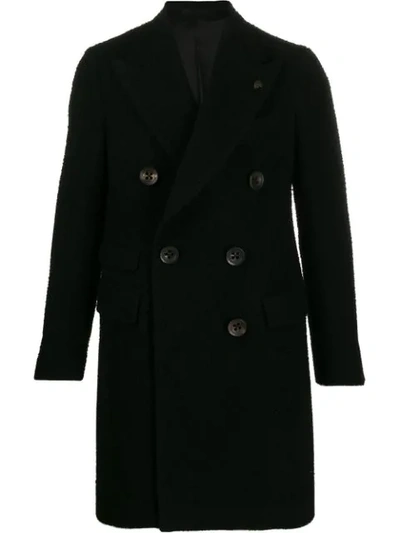 Gabriele Pasini Double-breasted Coat In Black